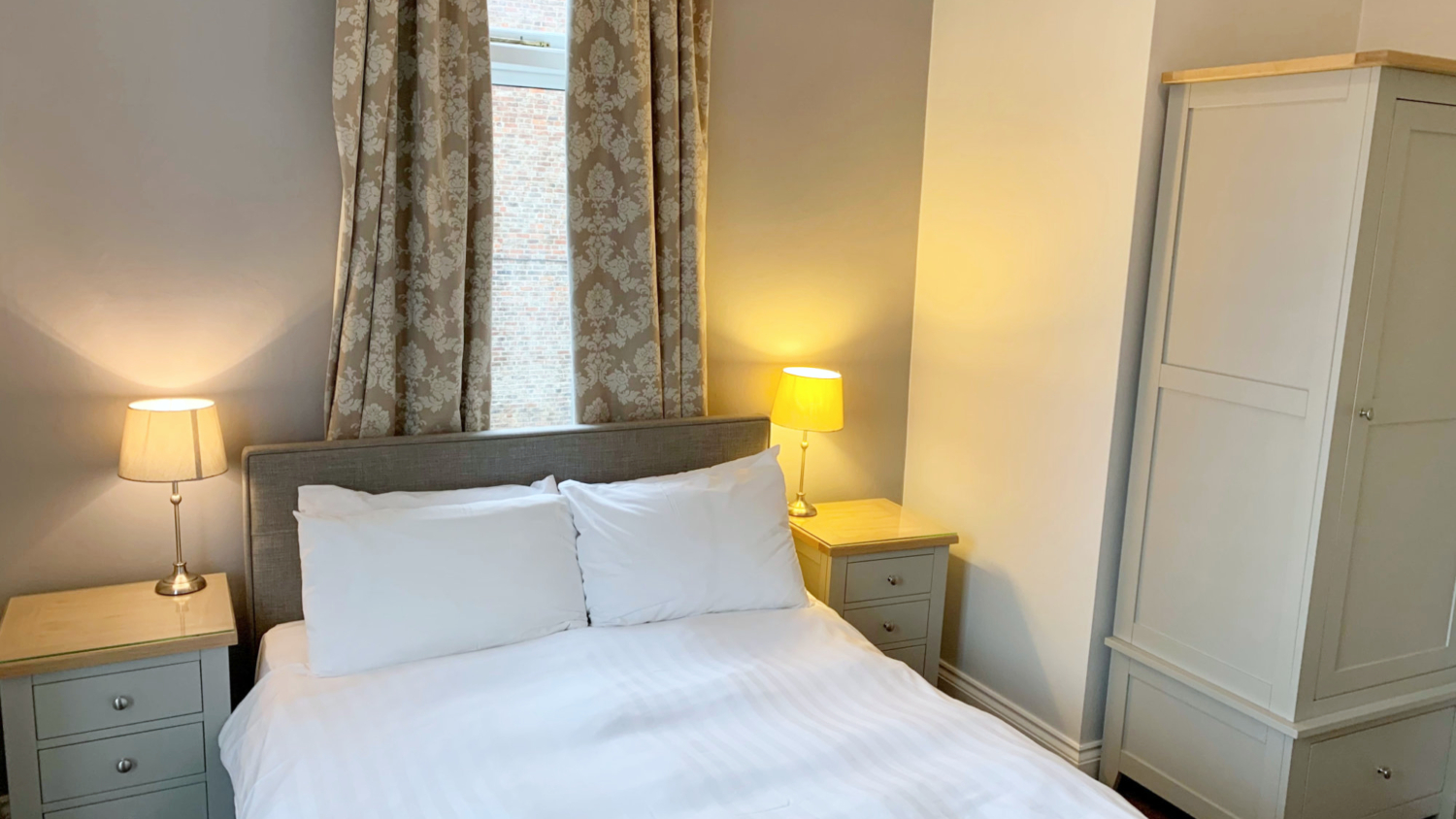 A guest room at The Crescent Guest House